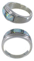 Southwest Silver Jewelry Opal Ring Size 6-3/4 MW64447